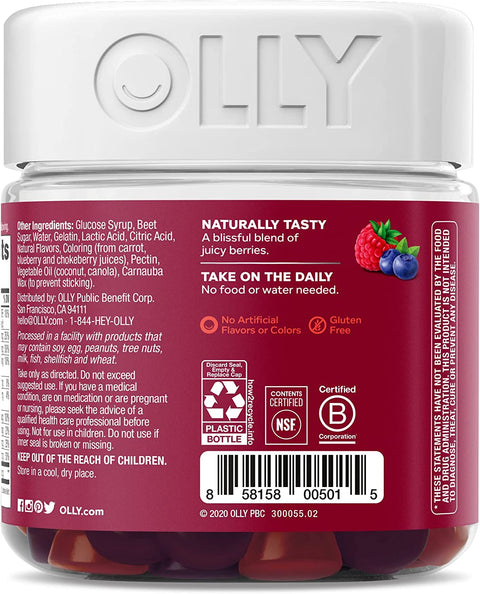 Olly Women's Gummy Multivitamin - Berry (90 Gummies)