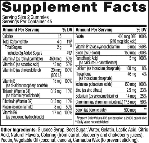 Olly Women's Gummy Multivitamin - Berry (90 Gummies)
